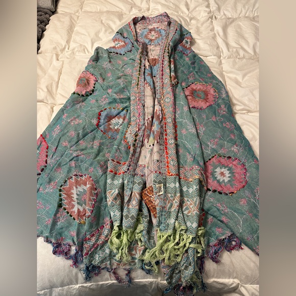 Raj Multicolor Patterned Rosie Thick Stitch Vest - NWT - OS - Picture 5 of 11